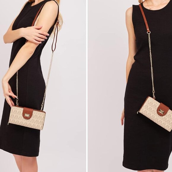 Women Fashion Small Crossbody Shoulder Bag Cell Phone Zip Wallet Purse and Handb - Picture 3 of 6